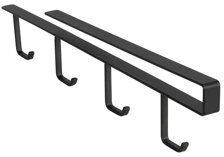 Suport 4 căni metalic pentru raft Wenko, negru