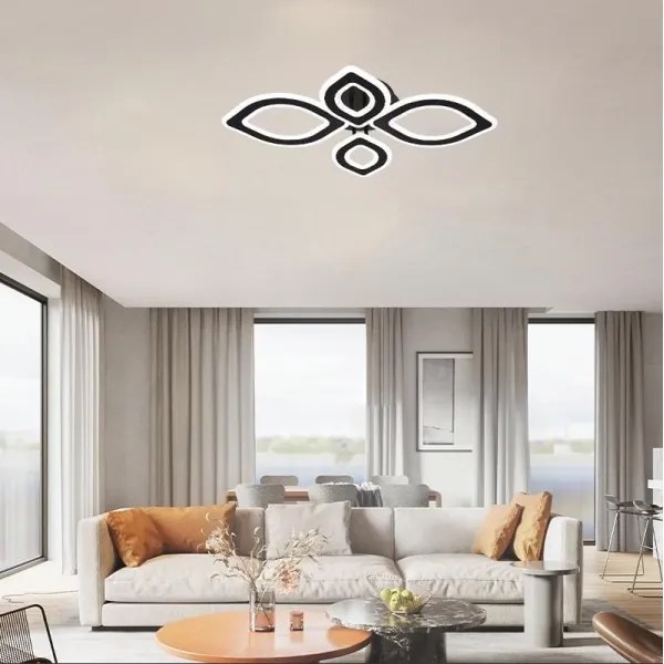 Lustră LED dimabilă aplicată LED/95W/230V 3000-6500K + telecomandă