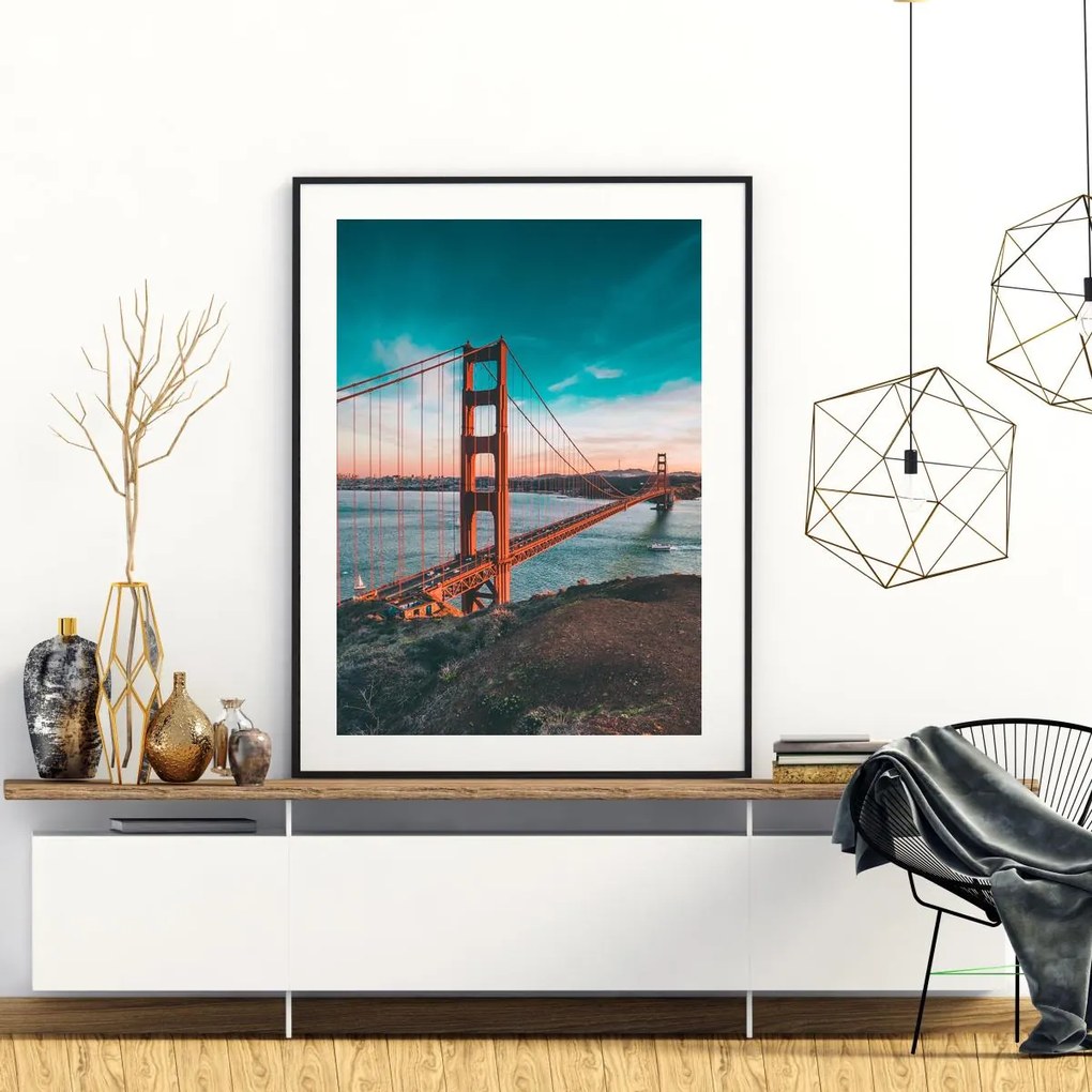 Poster - Golden Bridge (A4)