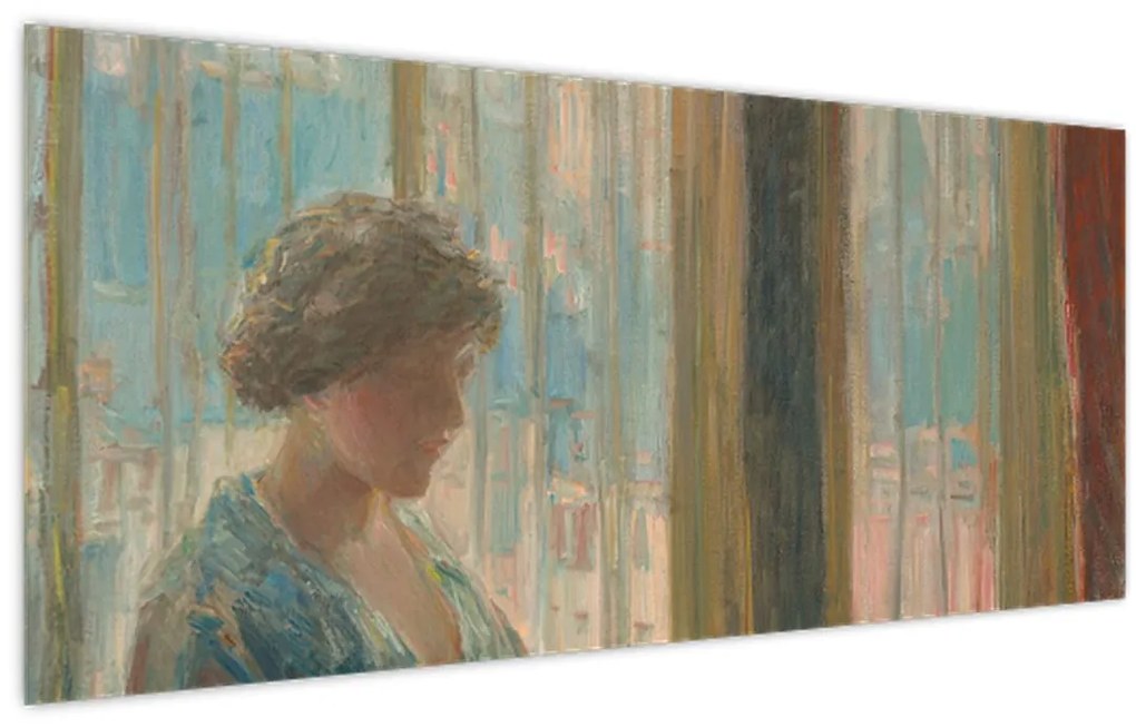 Tablou - Childe Hassam, The New York Window, reproducere (120x50 cm)