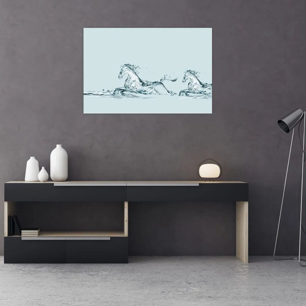 Tablou - Cai din picături de apă (90x60 cm)