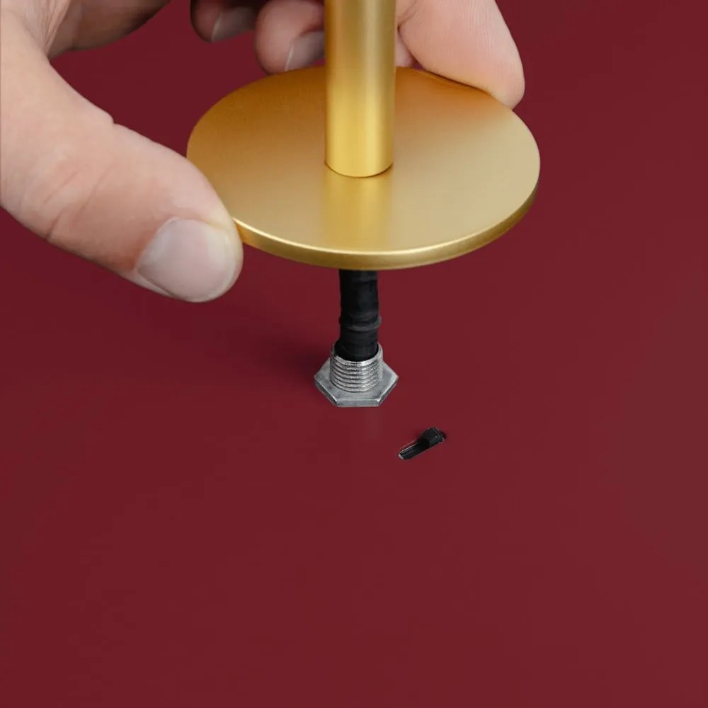 Lustră roșie LED cu intensitate reglabilă din metal cu abajur din metal ø 31 cm Asteria Plus – UMAGE