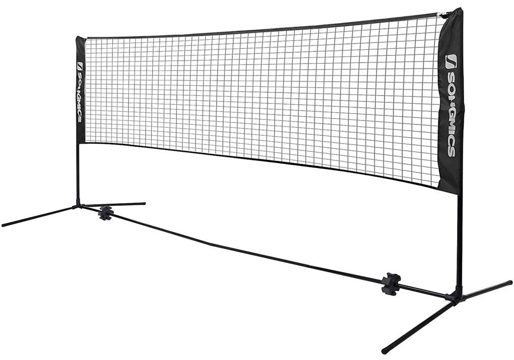Plasa de badminton SONGMICS 400x155 cm, neagra