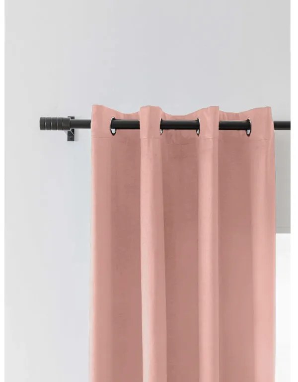 Draperie opaca VELVET 140x250 cm, roz Agatat: Rejansa