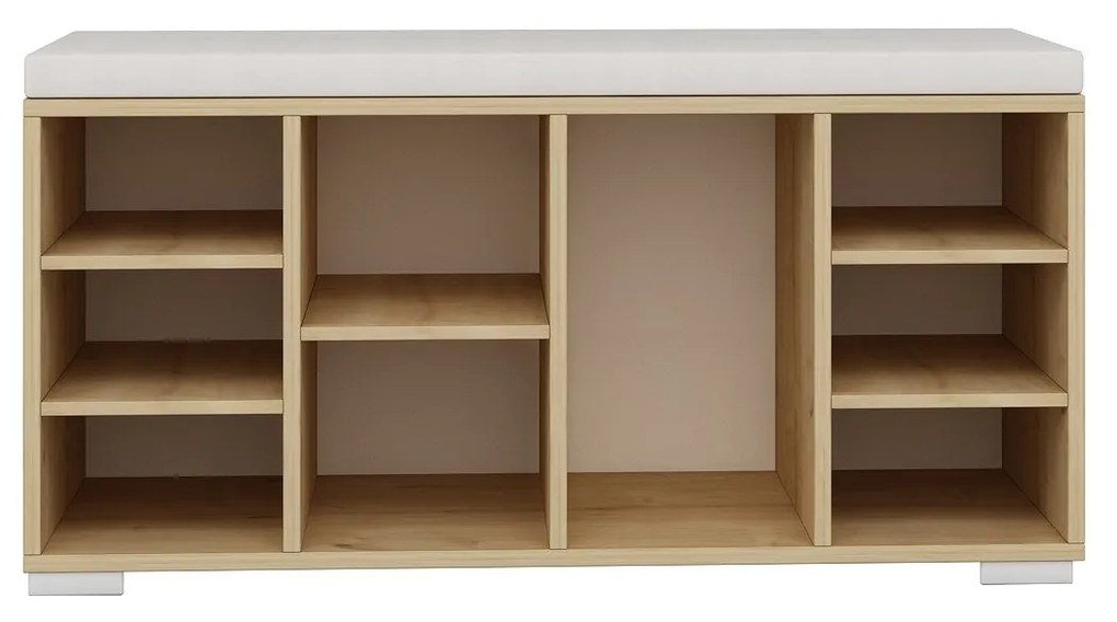 Comodă pentru pantofi Babil - Sapphire Oak, White