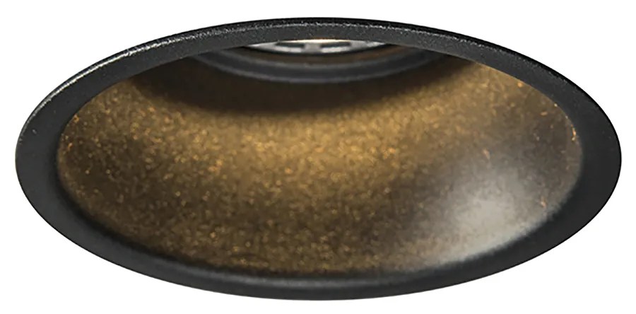 Set de 12 spoturi moderne îngropate negre - Dept