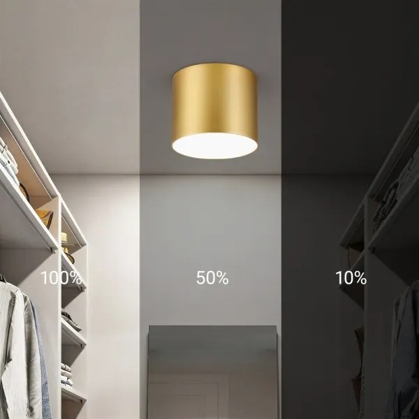 Immax NEO 07317L - Lampă LED dimabilă de tavan RONDATE 18W/230V 11,5 cm Wi-Fi Tuya, finisaj auriu