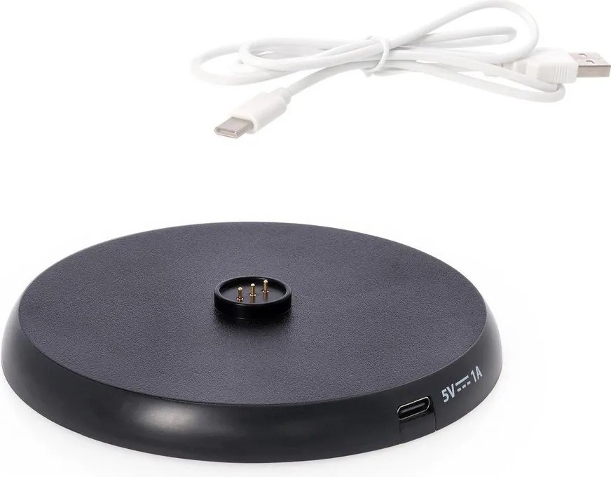 Corp de iluminat pentru exterior LED de masă cu intensitate reglabilă/cu încărcător wireless cu USB ø 11 cm Esprit – Bizzotto