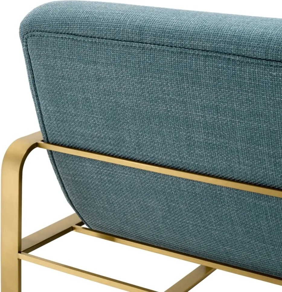 Fotoliu elegant design LUX Olsen, scalea blue