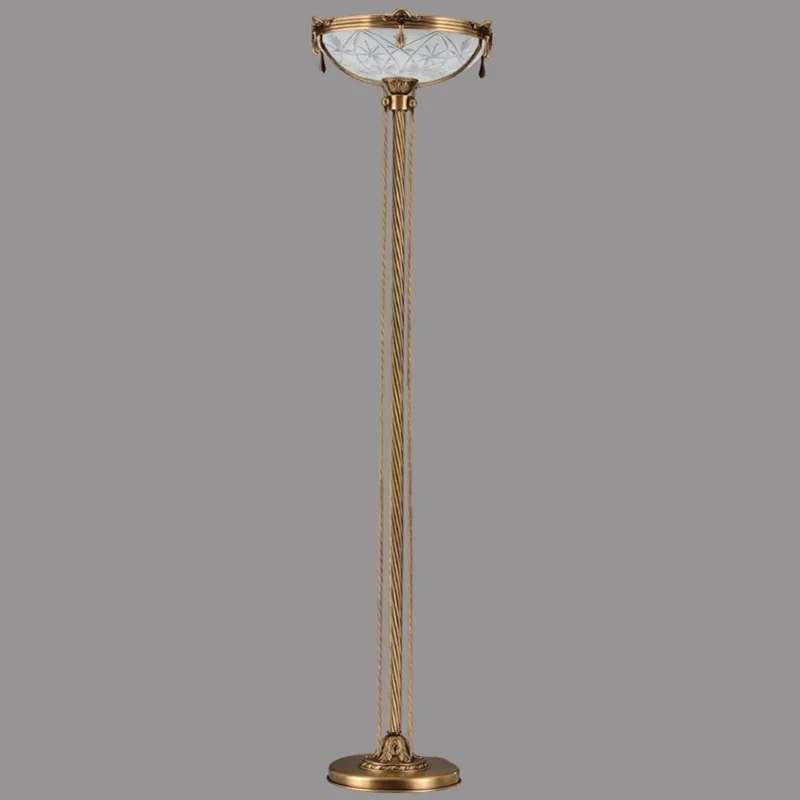 Lampadar Elegante cu Diam 43 cm, Desing Clasic, Finisaj Bronz Antic - Bussy Lighting 3038-52-31