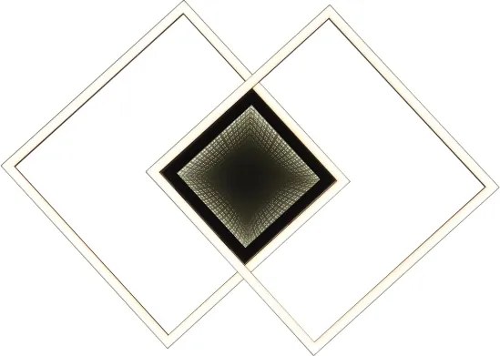 Globo 48468-32 - Plafonieră LED dimabilă SAUNDERS 32W/230V 42,6x42,6 cm
