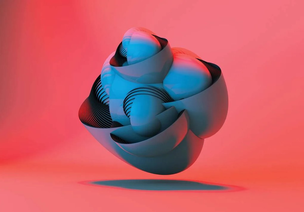 Fototapet - 3D obiect (254x184 cm)