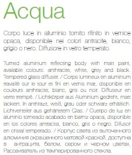 Stalp modern de exterior cu protectie IP44 ACQUA PT1 antracit 135205