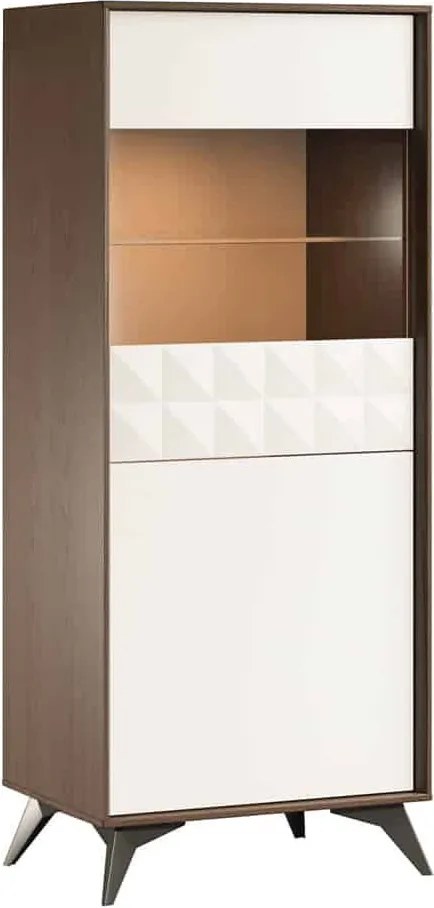 Set lemn masiv nuc Living Zion 3 Piese Crem-