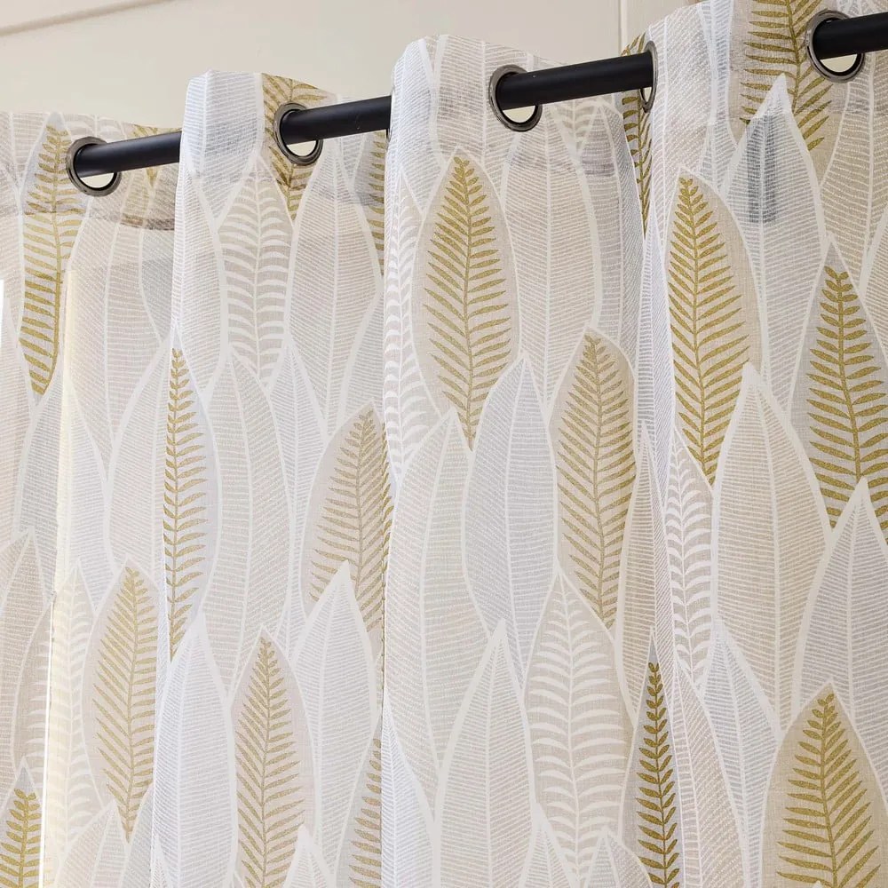 Perdea bej din voal 140x240 cm Kim – douceur d'intérieur