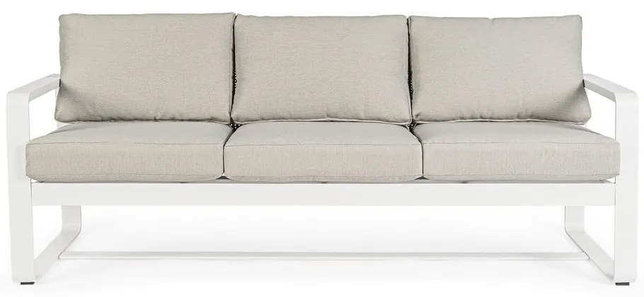 Canapea de grădină albă din aluminiu Merrigan – Bizzotto