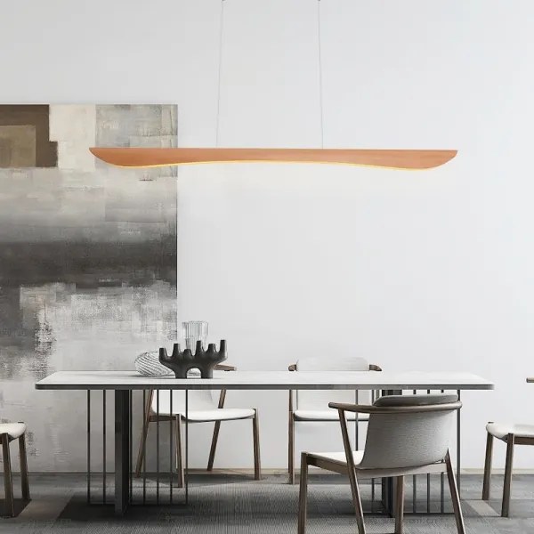 Lustră LED pe cablu LED/22W/230V 4000K 120 cm fag/lemn masiv