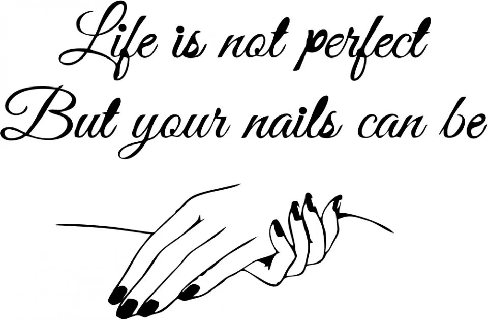 Sticker perete Perfect Nails