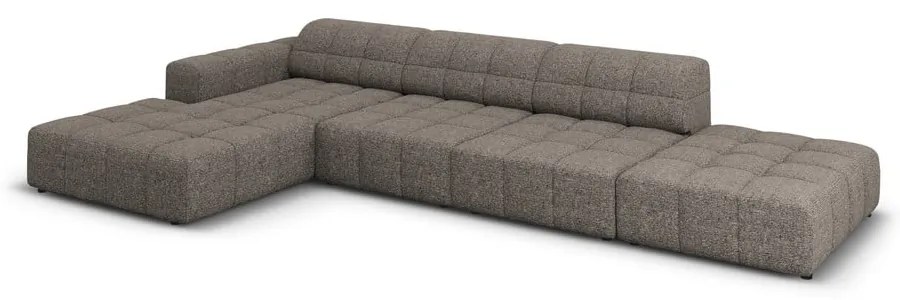 Colțar gri închis (cu colț pe partea stângă ) Chicago – Cosmopolitan Design