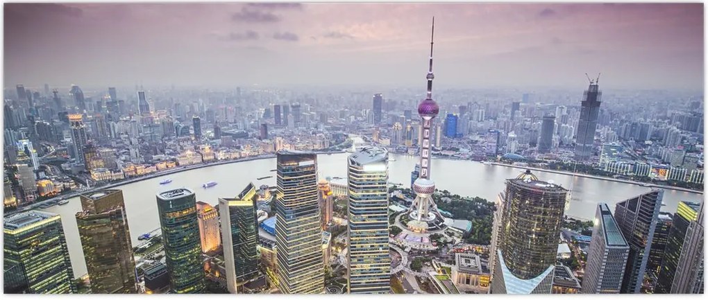 Tablou - Shanghai, China (120x50 cm)