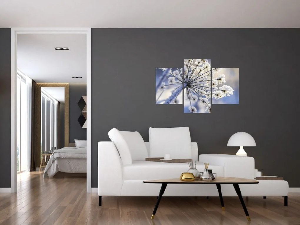 Tablou - Flori înghețate (90x60 cm)