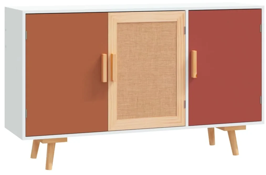 352166 vidaXL Servantă, alb, 105x30x65,5 cm, lemn prelucrat