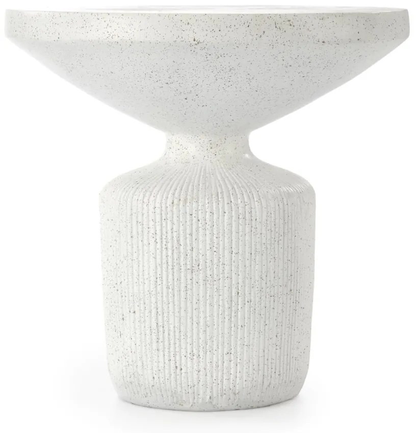 Masuta de cafea Giza alba - H53 cm