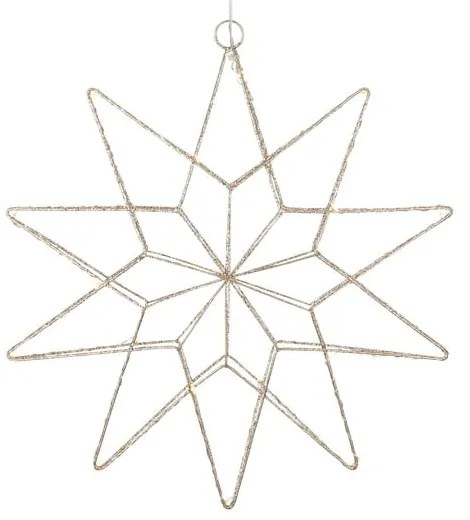 Decorațiune luminoasă aurie ø 31 cm cu model de Crăciun Gleam – Markslöjd