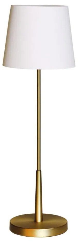 ByRydens 4002740-6501 - Lampă de masă LUMI 1xE27/8W/230V alb/auriu 68,5 cm