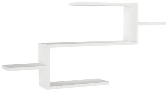 Etajeră de perete TWIST 49,4x104 cm albă