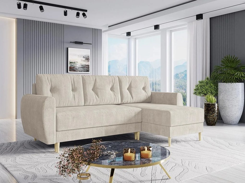 Colțar Keklat S (crem) (cu sp. depozitare). Promo -17%. 1105108