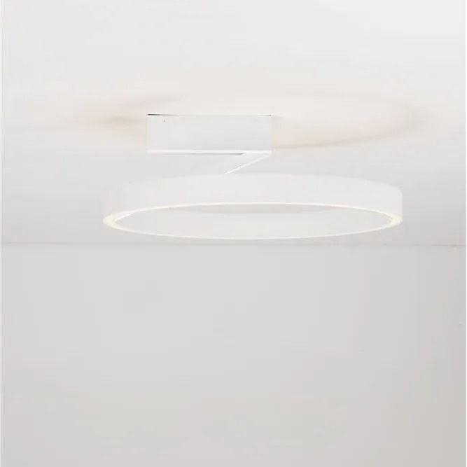 Plafoniera circulara aluminiu alb LED CCT ADALIZ 50cm