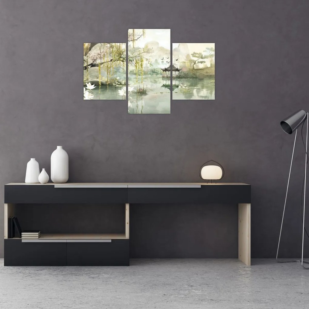 Tablou - Lac Chinezesc (90x60 cm)