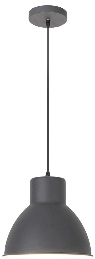 Pendul design industrial metalic antracit DEREK 2578 RX