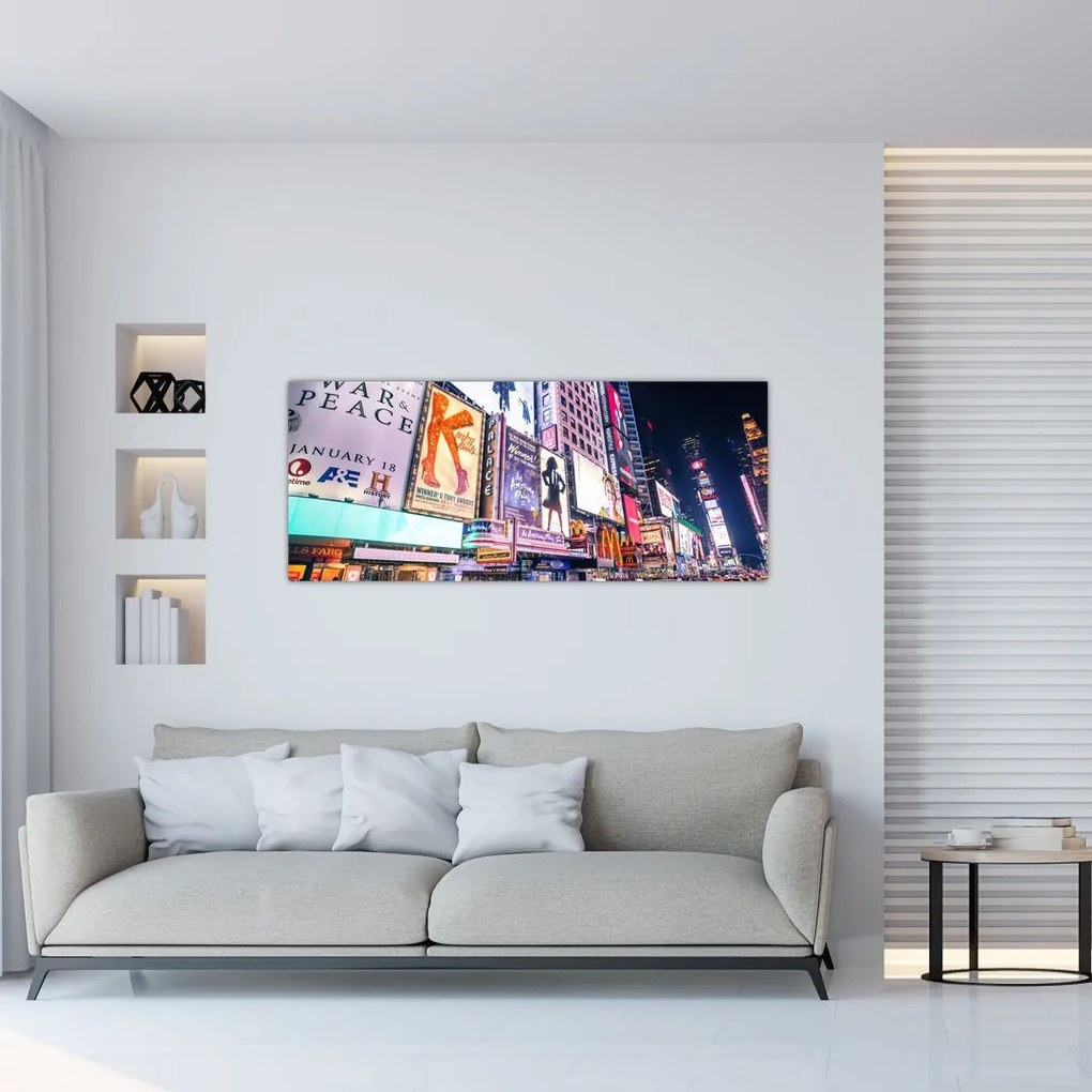 Tablou - New York Theather District (120x50 cm), în 40 de alte dimensiuni noi