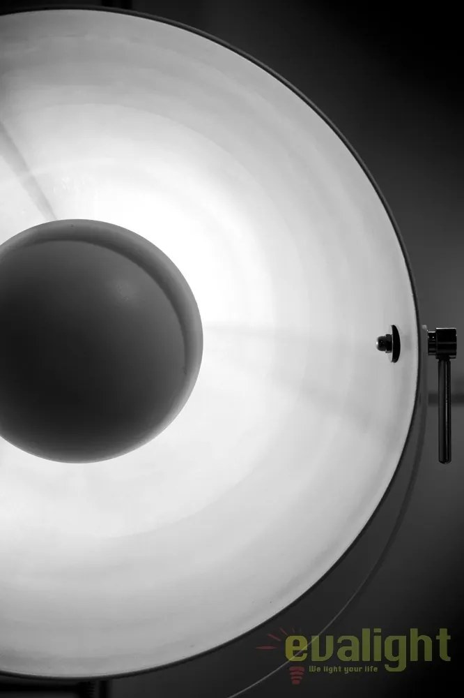 Lampadar cu trepied design industrial HOLLYWOOD negru HOLLYWOOD/B