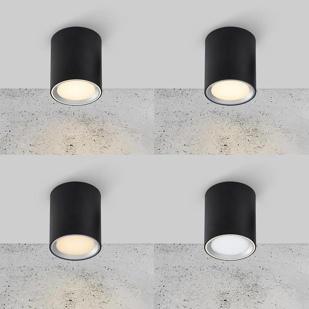 Spot LED aplicat Fallon long negru 4-Step MOODMAKER
