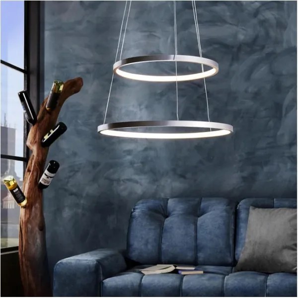 Leuchten Direkt 11525-21 - Pendul LED CIRCLE pe cablu, LED/15W/230V + LED/25W