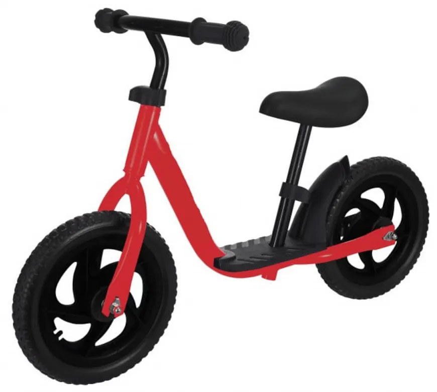Bicicleta pedagogica fara pedale pentru copii NOVOKIDS™ Splend'Or Balance Bike 124, Cu platforma, Roti 12" inch, 1-5 ani, Maxim 30 kg, Cadru otel,