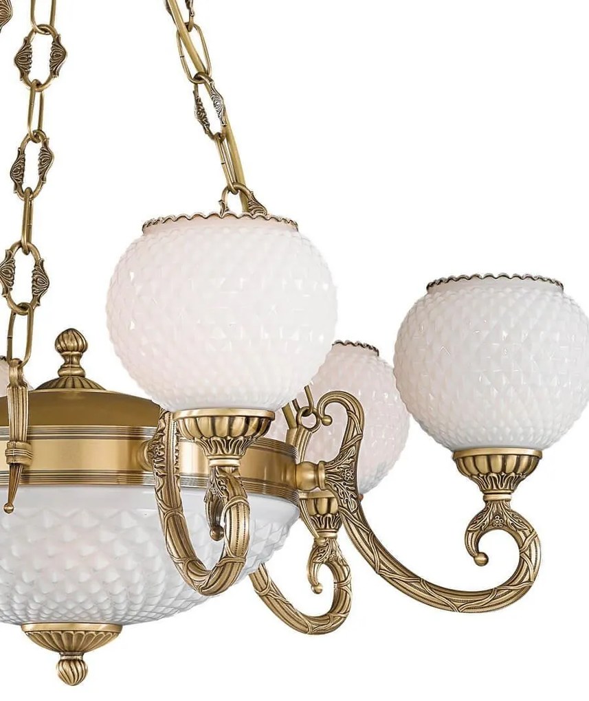 Candelabru din alama 6+2L design italian 8450