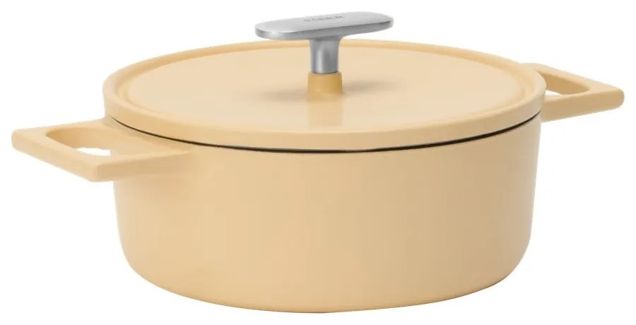 Cratiță cu capac din fontă 2 l adecvată pentru plita cu inducție Mattia 3.0 – FABINI