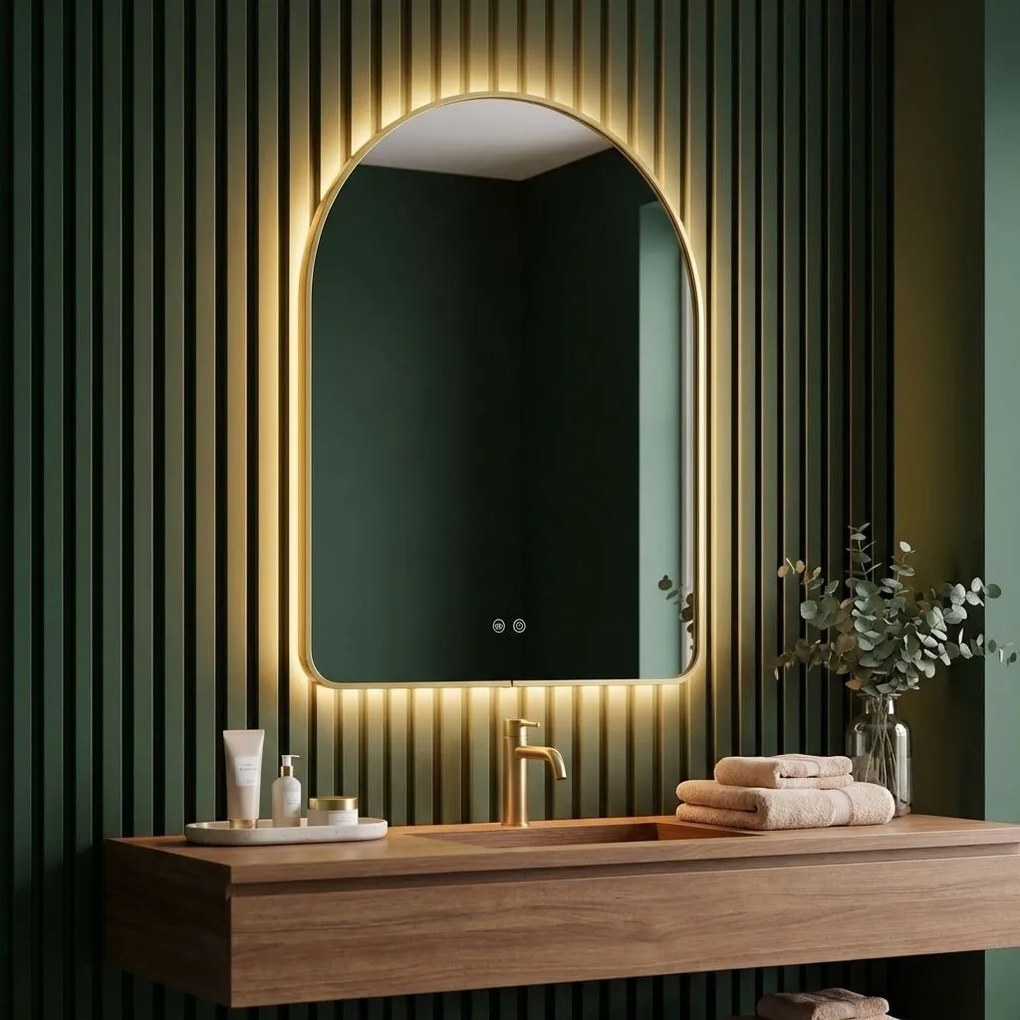 Oglindă LED 90x60cm TOP-1