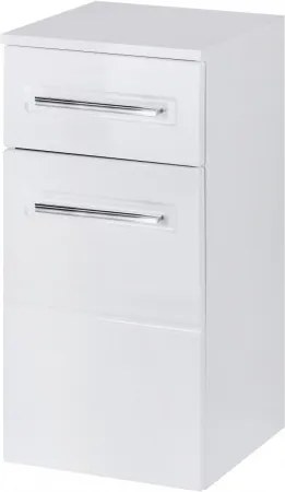 Dulap baie cu 1 usa si 1 sertar, Active, l35xA33xH67 cm