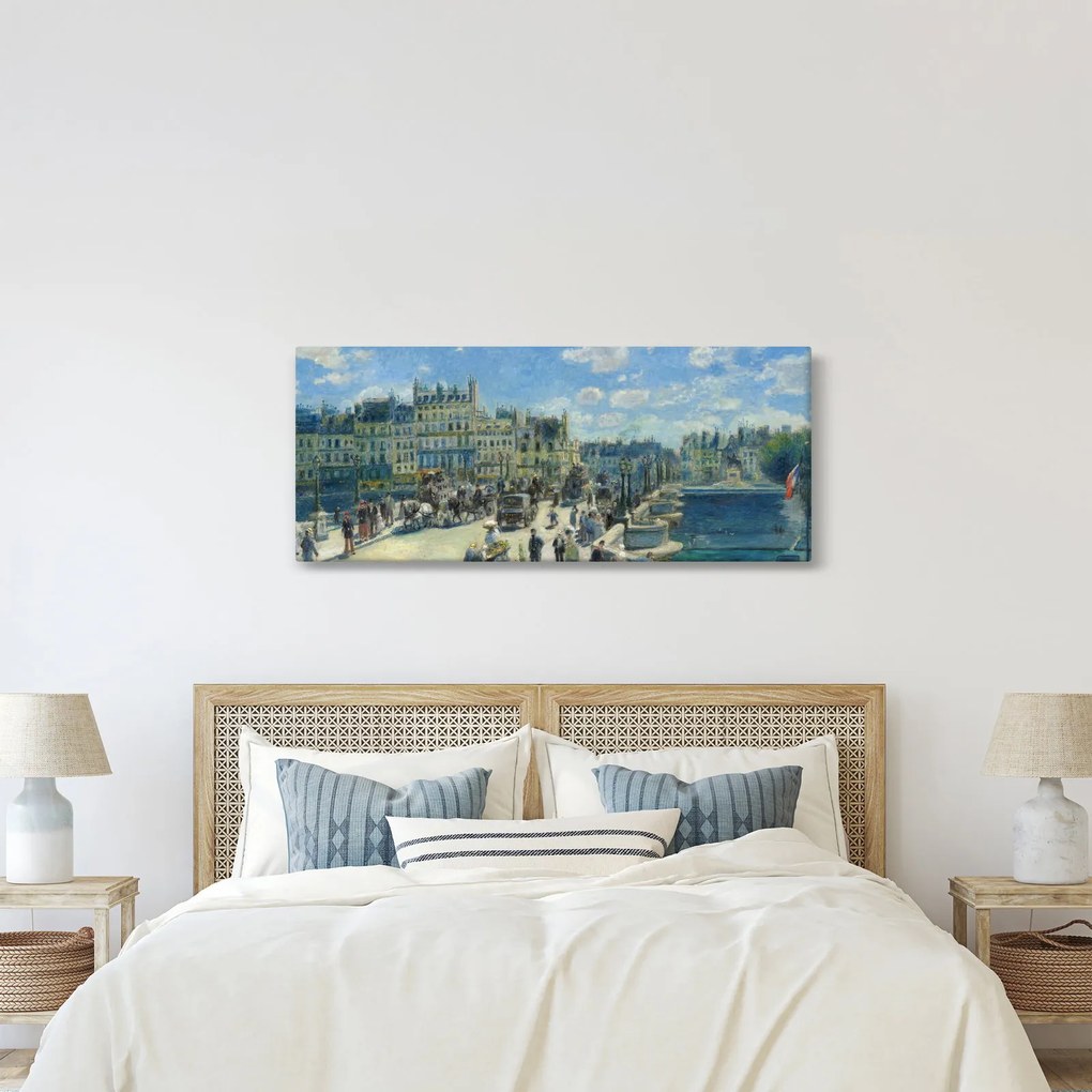 Tablou - Auguste Renoir, Pont Neuf, Paris, reproducere (120x50 cm)