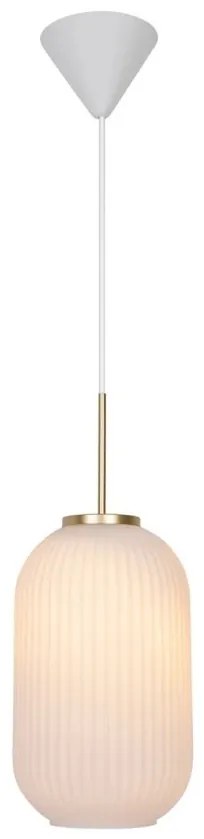 Pendul design scandinav Milford 20 alb opal