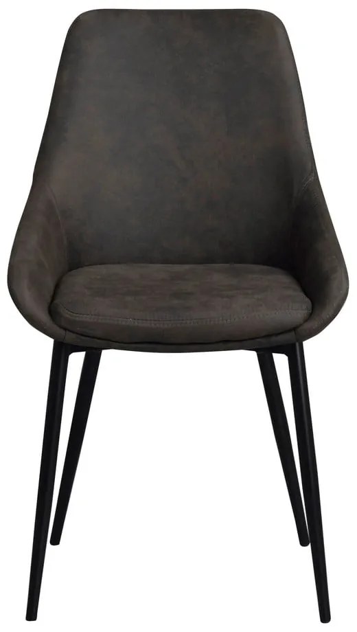 Scaune de dining gri-închis 2 buc. Sierra – Rowico