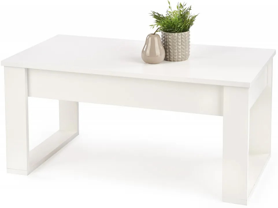 Masa de cafea dreptunghiulara Nea alba L110 cm
