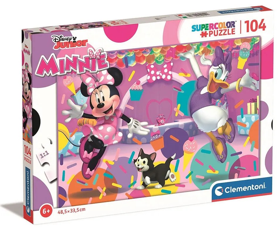 Disney Minnie Confetti Puzzle Clementoni cu 104 piese