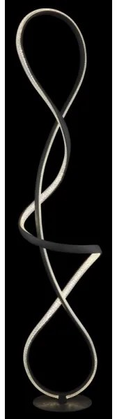 Lampadar LED Globo 67341SS SWIRL LED/36W/230V negru