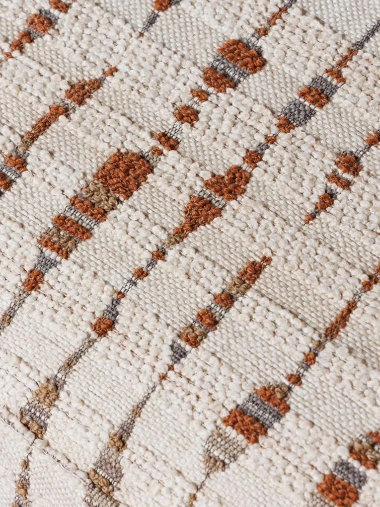 Scaun dining multicolor din lemn de salcam si textil, Amphitryon